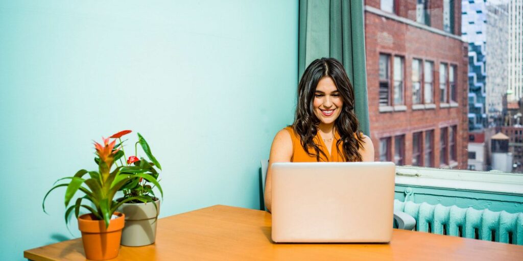 girl skype interview