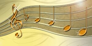 music staves clef