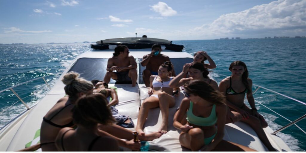 sailing group party