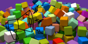 colored cubes