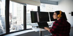 adult coder coding