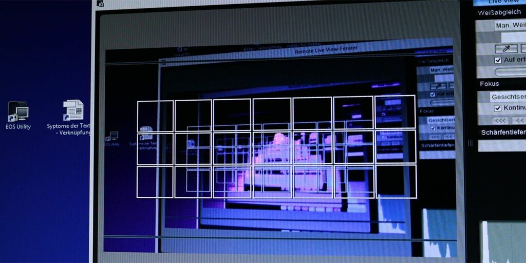 software monitor computer photography focus