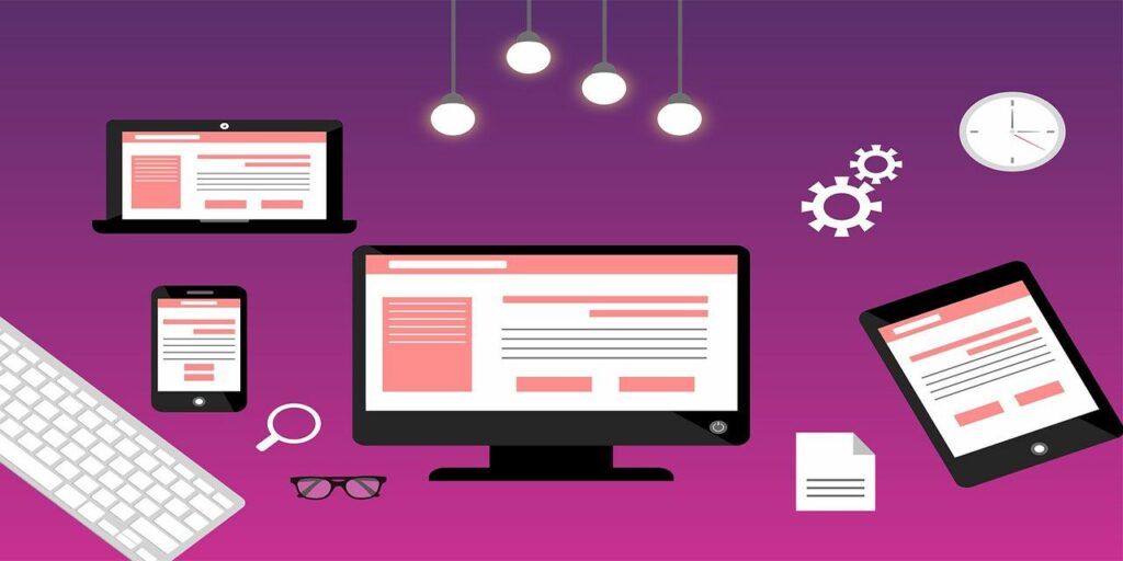 website responsive creative design development web
